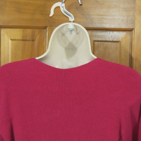 Cabi Easy Pullover Pink/Berry V-Neck Sweater Size Small - Picture 6 of 9